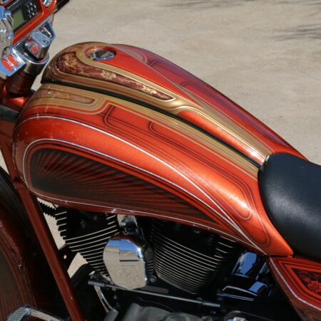 harley bagger gas tank extension
