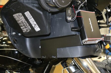 Harley hidden fairing brackets for baggers