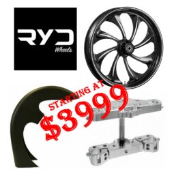 Ryd Wheels 23 Front End Package Harley Bolt On