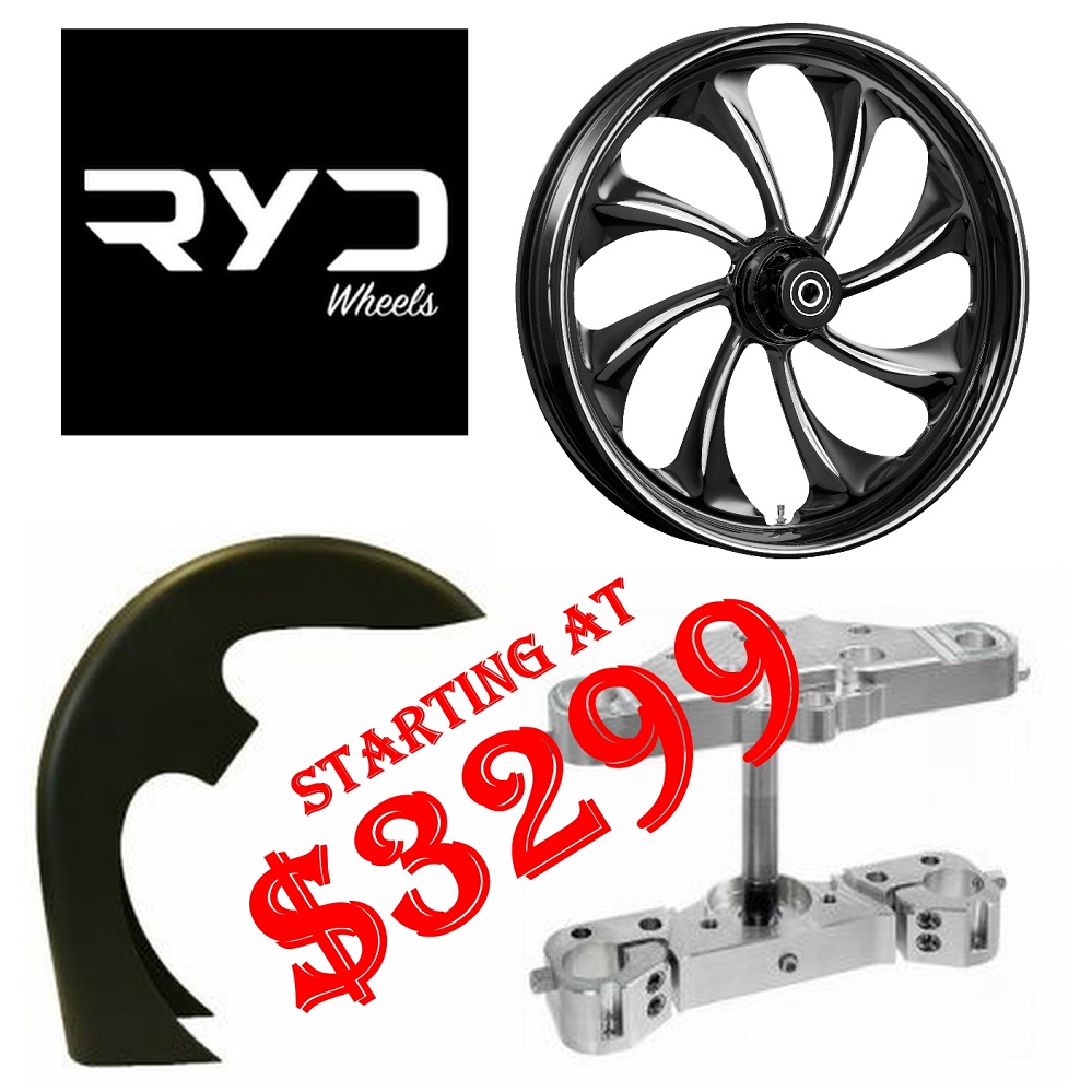 Harley 23 Inch Front End Package Kit RYD Wheel | Pickard USA