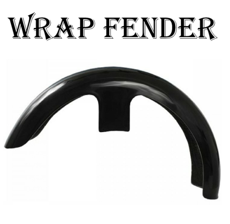 Wrap Front Fender For Harley Baggers